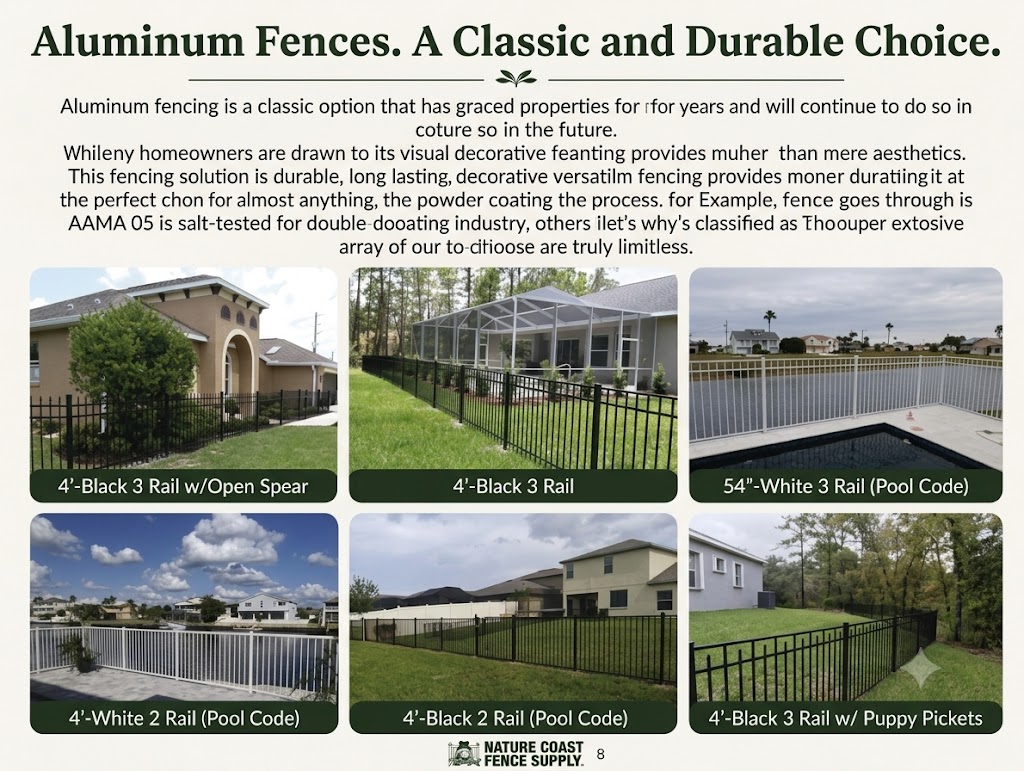 aluminum fence installation florida