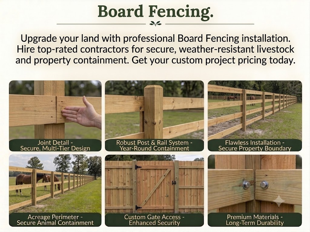 board fencing installation near me