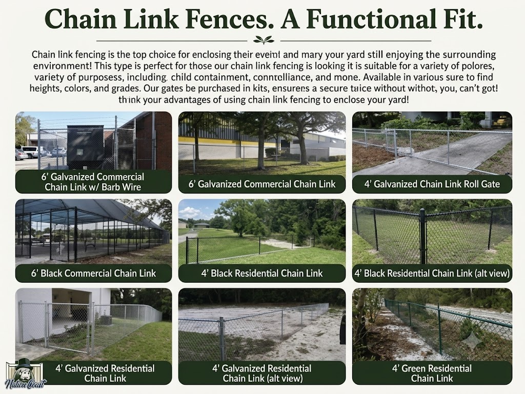 chain link fence near you