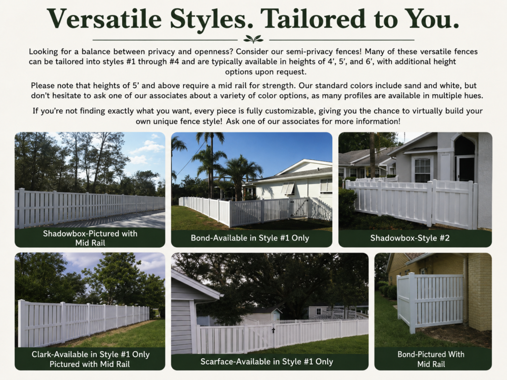 versatile, tailored fence built for your unique needs. Premium custom installations.