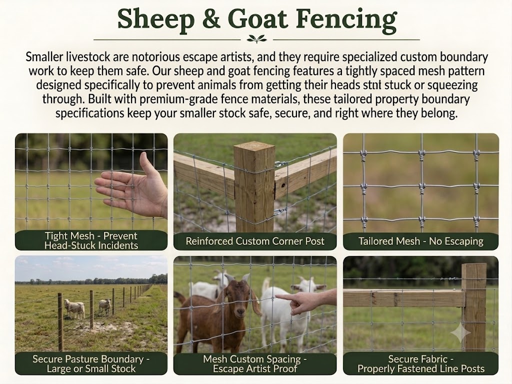 sheep and goat fence near me