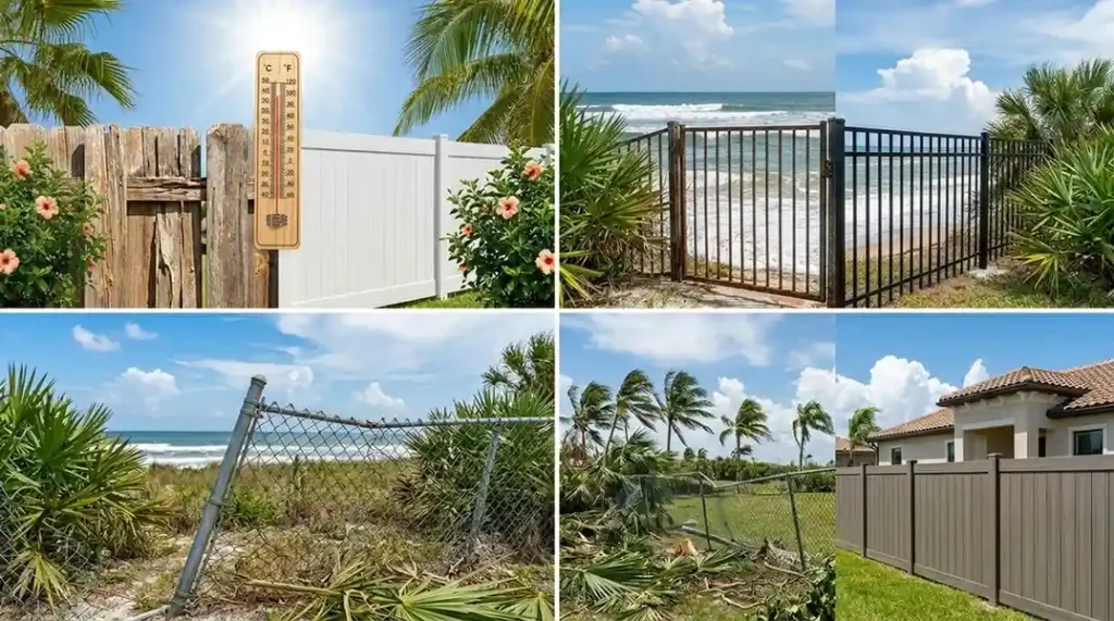 Best fence for humid climate in Florida resisting moisture