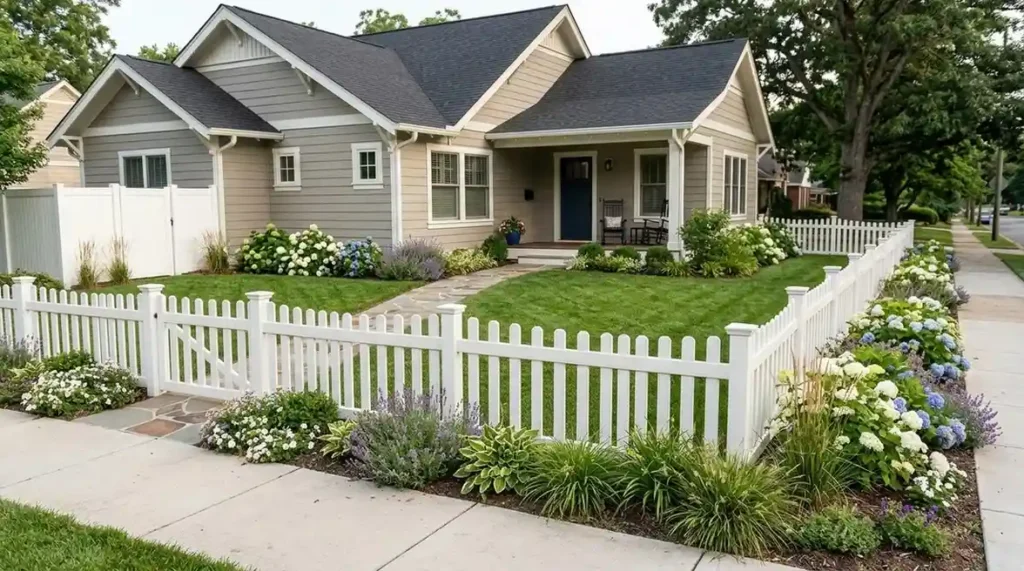 fence curb appeal improvement