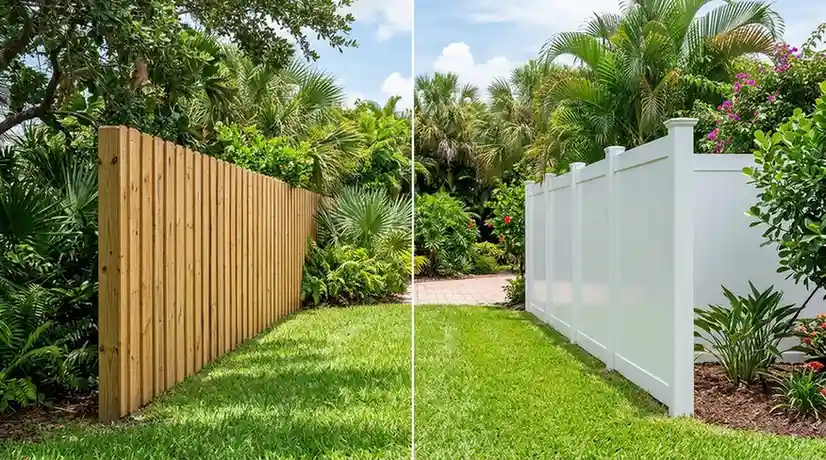 wood vs vinyl fence