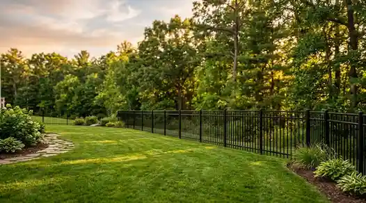 aluminum fencing for backyard