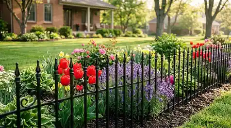 aluminum garden fencing