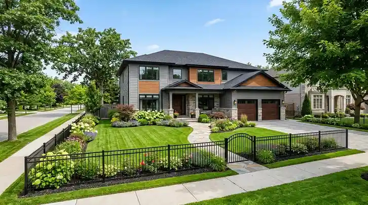 perimeter fence instantly frames your property