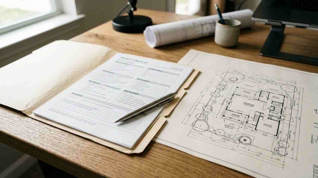 architectural blueprints wood fence Florida