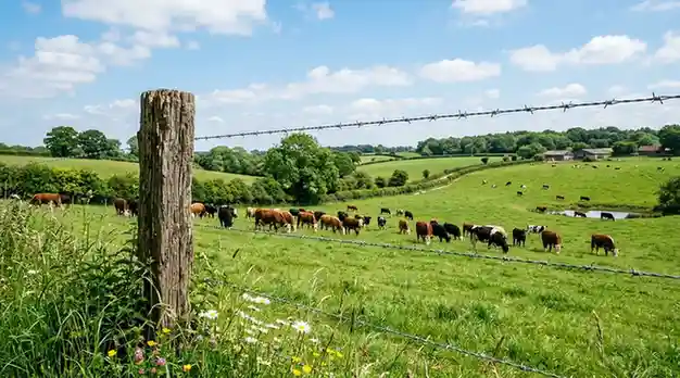 common barbed wire fences