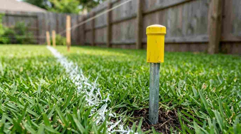 fence survey residential yard