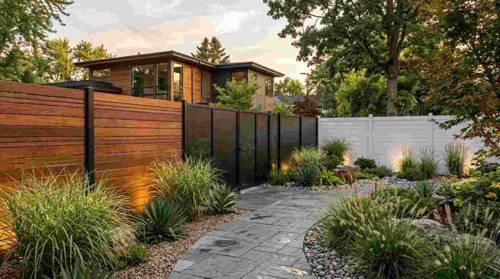 modern privacy fence styles