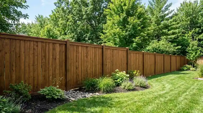 solid board fencing