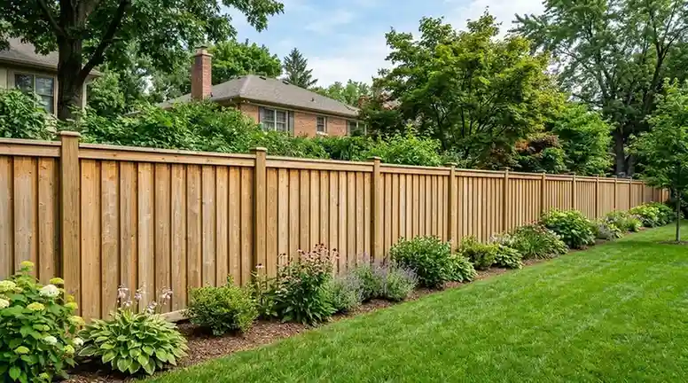 vertical board fencing